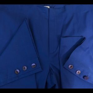 Pair of Royal Blue Capri Pants.